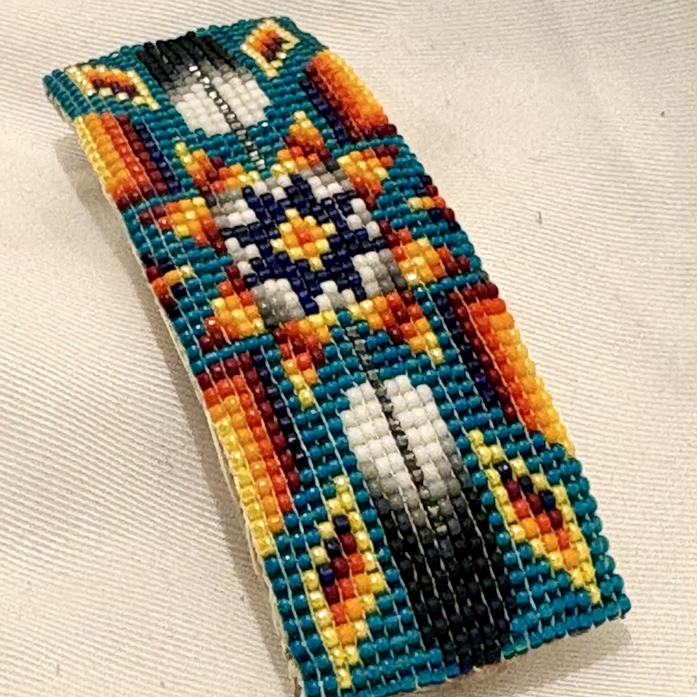 Colorful Beaded Hair Clip